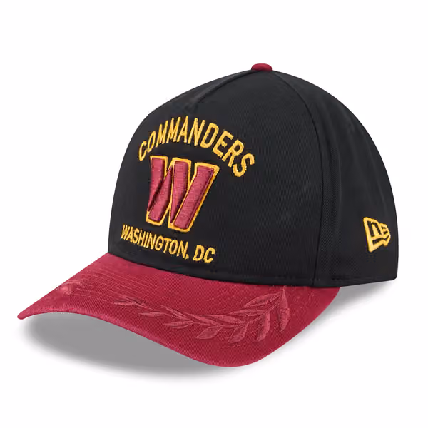 Washington Commanders 2025 NFL Draft 9TWENTY A-Frame Adjustable Cap Black product photo