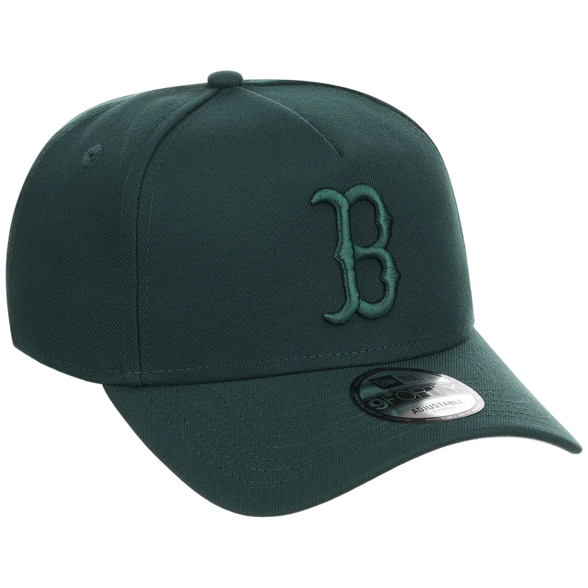 Boston Red Sox MLB Dark Green FASHION CORE New Era 9FORTY A-Frame front view