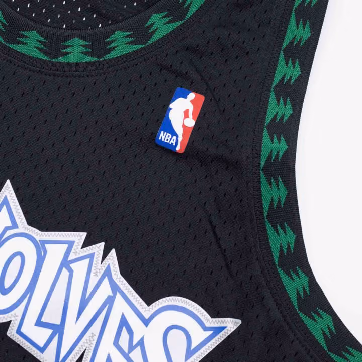 Stephon Marbury #3 Minnesota Timberwolves 1997-98 Swingman NBA Jersey Black view 5