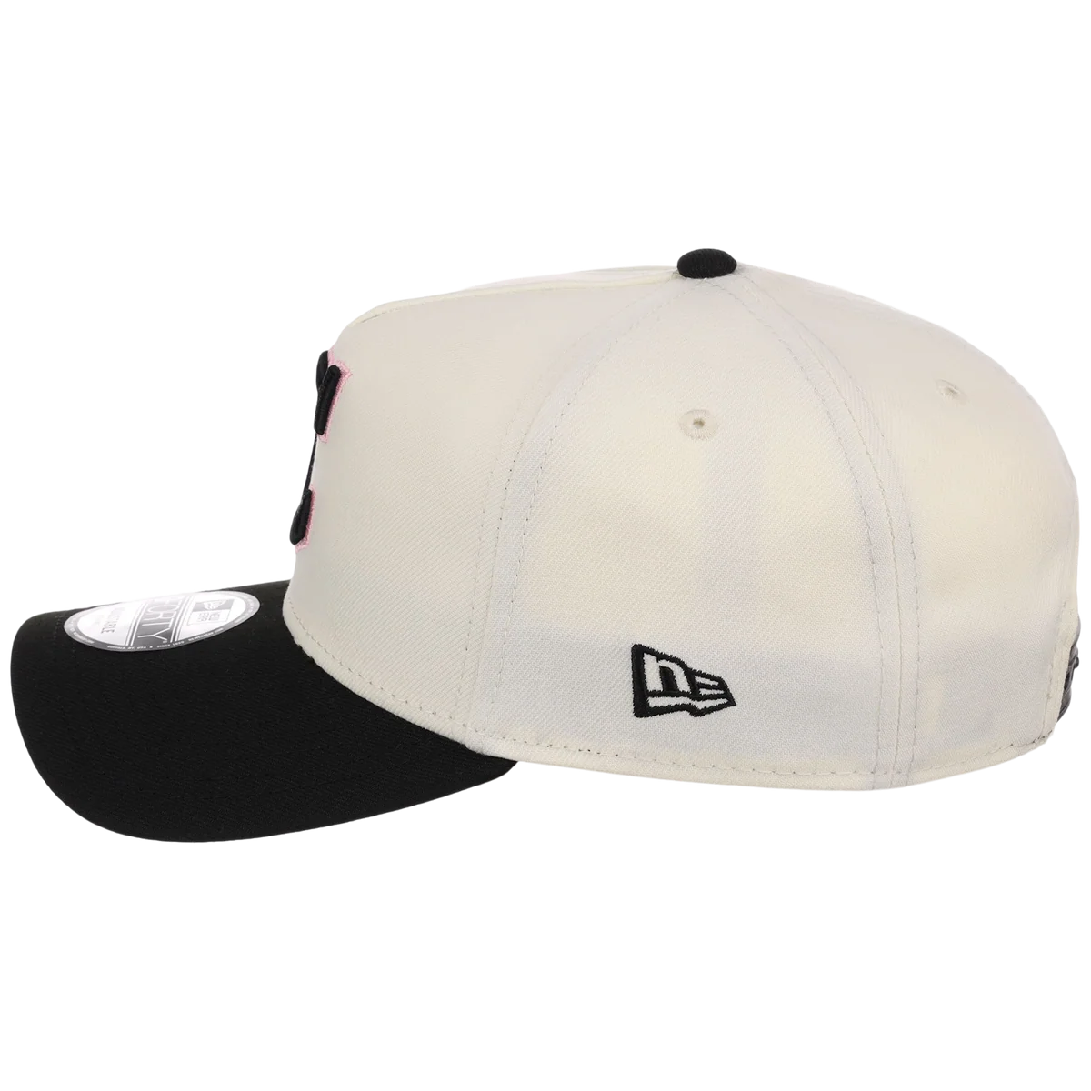 Cleveland Guardians MLB Chrome Blinky New Era 9FORTY A-Frame detail view