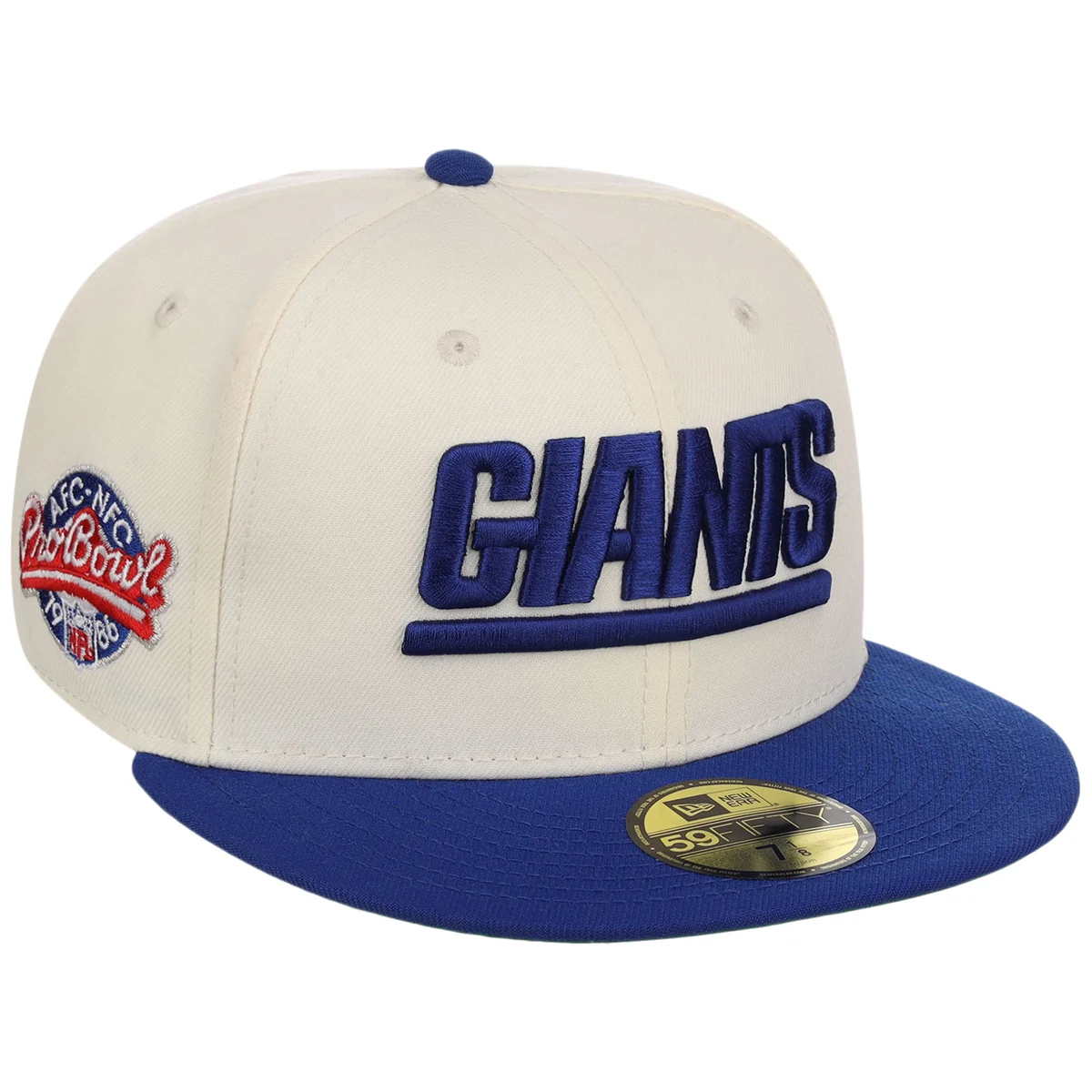 New York Giants NFL Chrome OTC New Era 59FIFTY front view