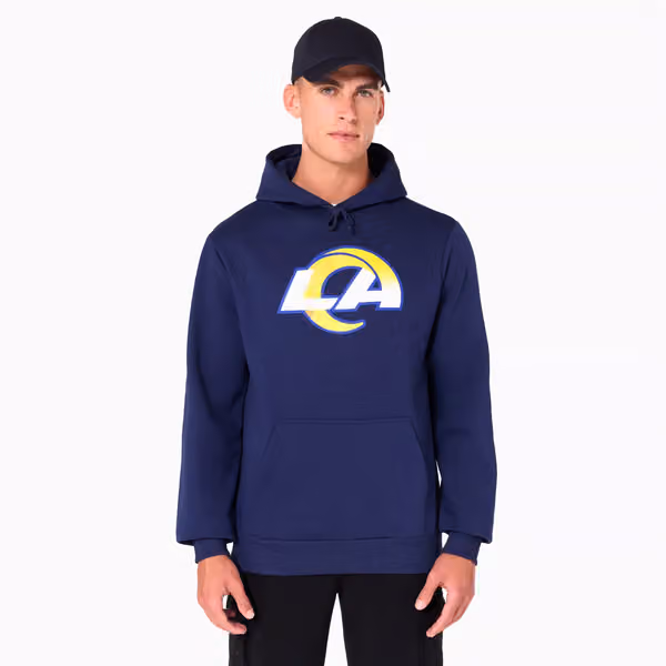 Los Angeles Rams Logo Hoodie New Era NFL Sweatshirt view 1