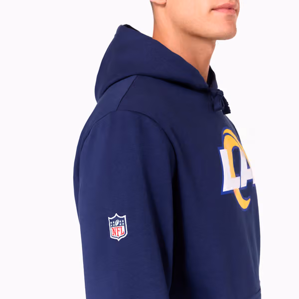Los Angeles Rams Logo Hoodie New Era NFL Sweatshirt view 4