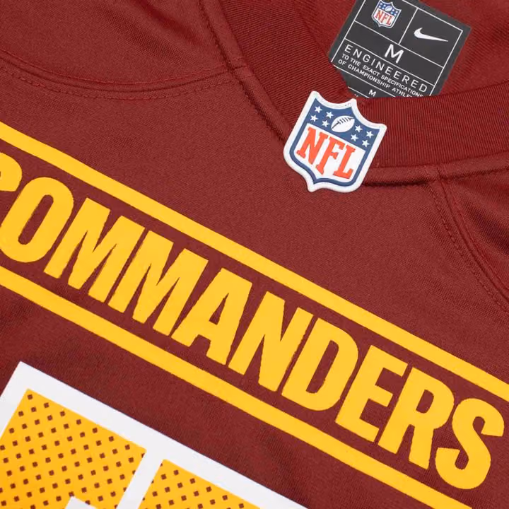 Jayden Daniels #5 Washington Commanders Nike Game NFL Jersey Burgundy view 5