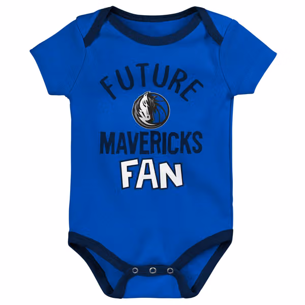 Dallas Mavericks NBA Draft Pick Baby Body & Blanket Set view 3