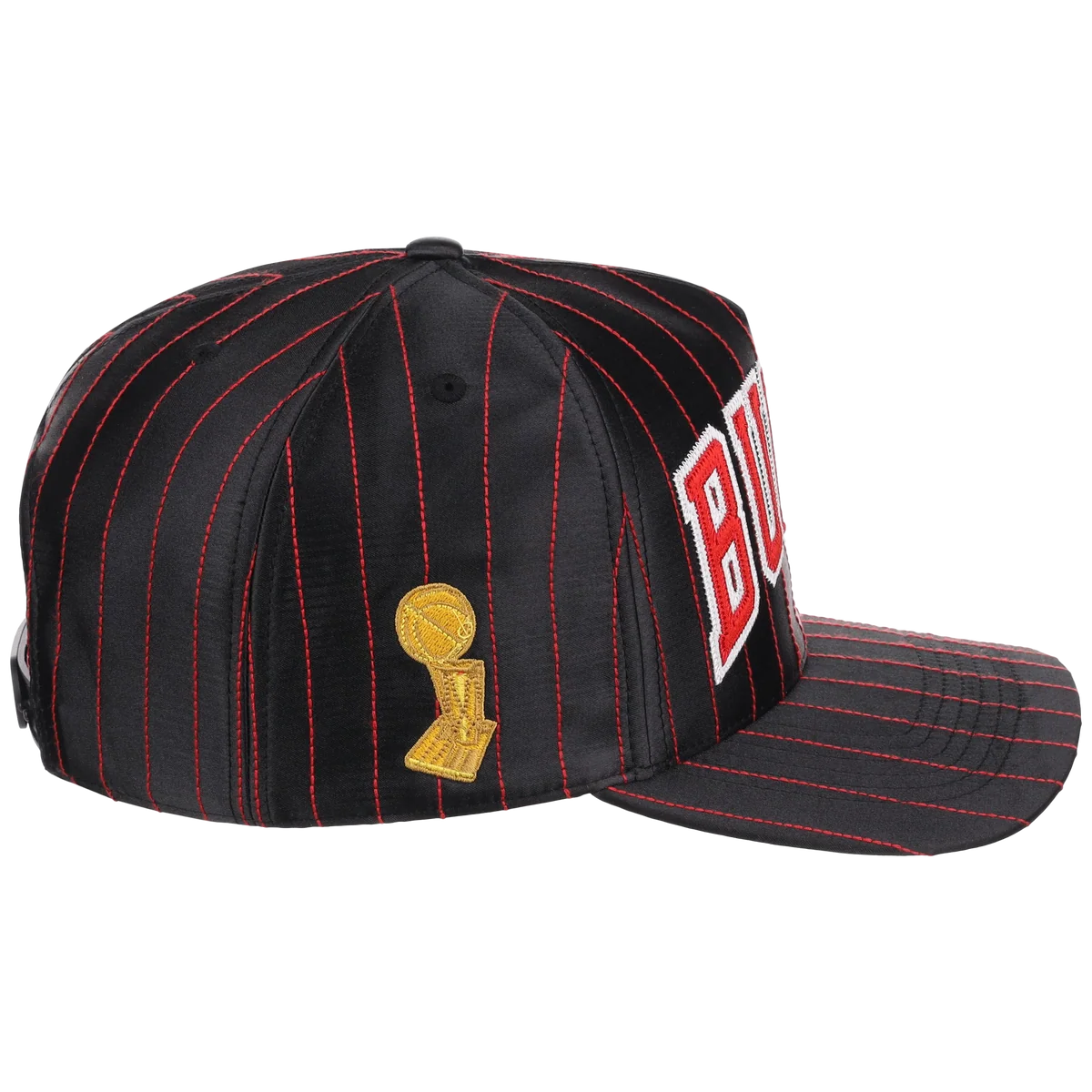 Chicago Bulls NBA Champ '47 Hitch Collection - Satin Pinstripe (Red/Black) detail view