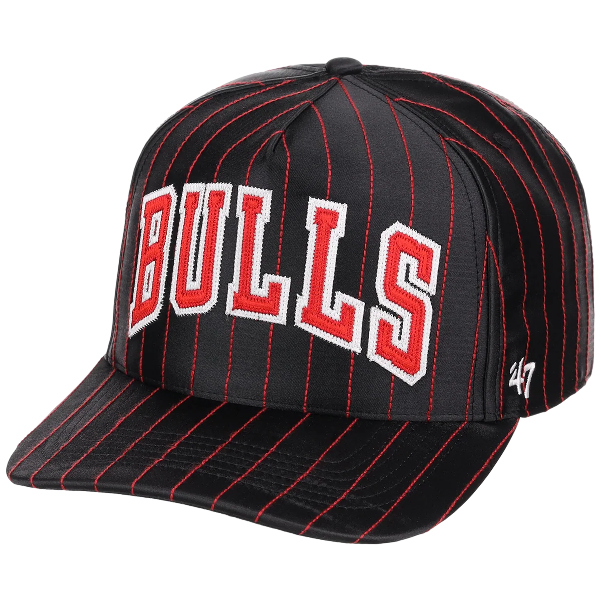 Chicago Bulls NBA Champ '47 Hitch Collection - Satin Pinstripe (Red/Black) detail view