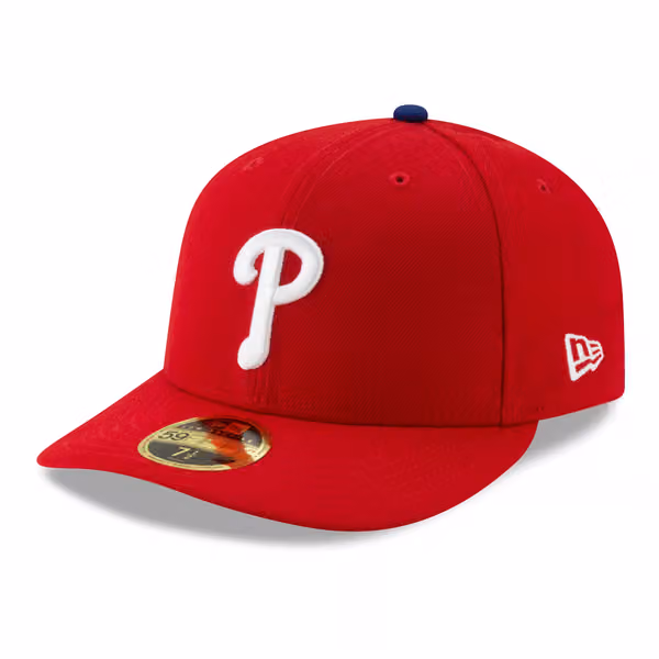 Philadelphia Phillies Authentic New Era Low Profile 59FIFTY MLB Cap Game product photo