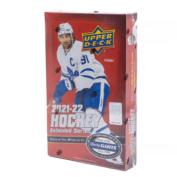2021/22 Upper Deck Extended Series NHL Hockey Hobby Box view 1
