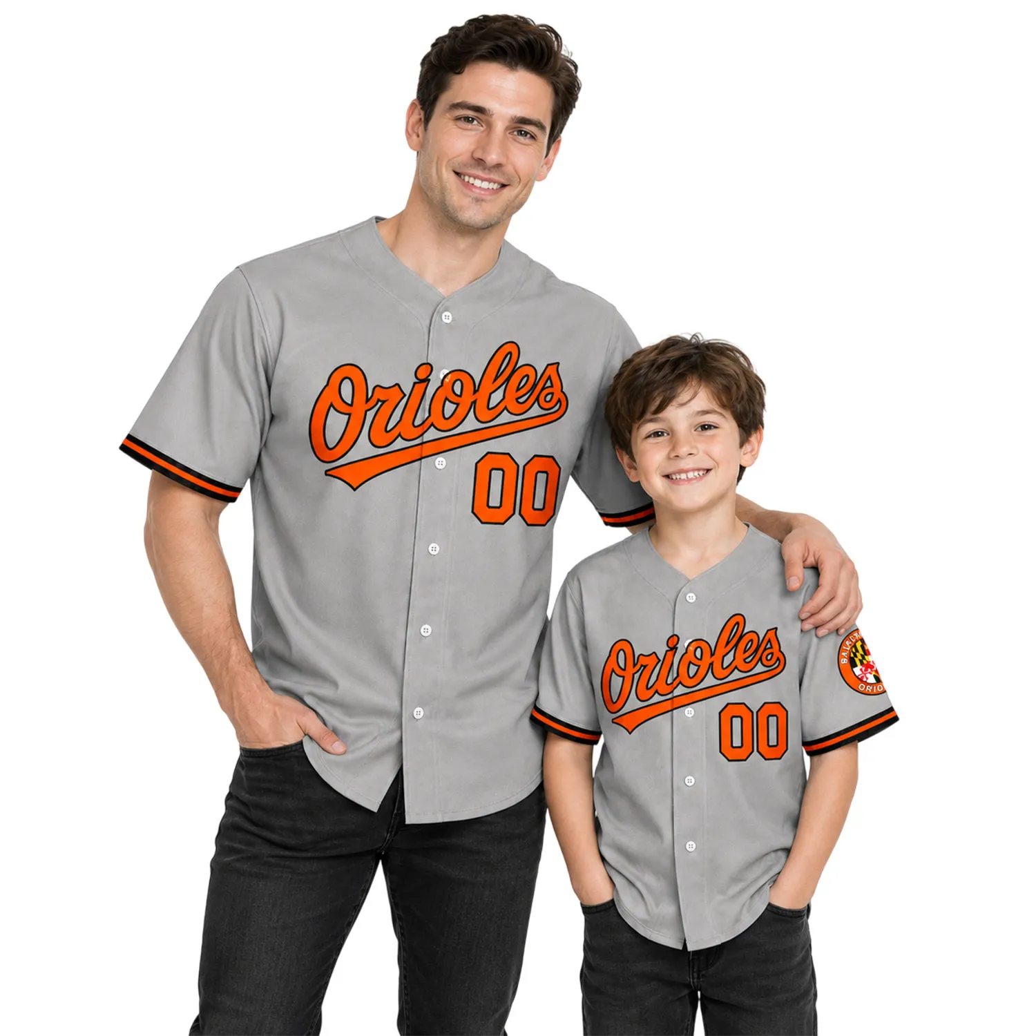 Baltimore Orioles Grey Road Custom Jersey Vibrant Fan Gear