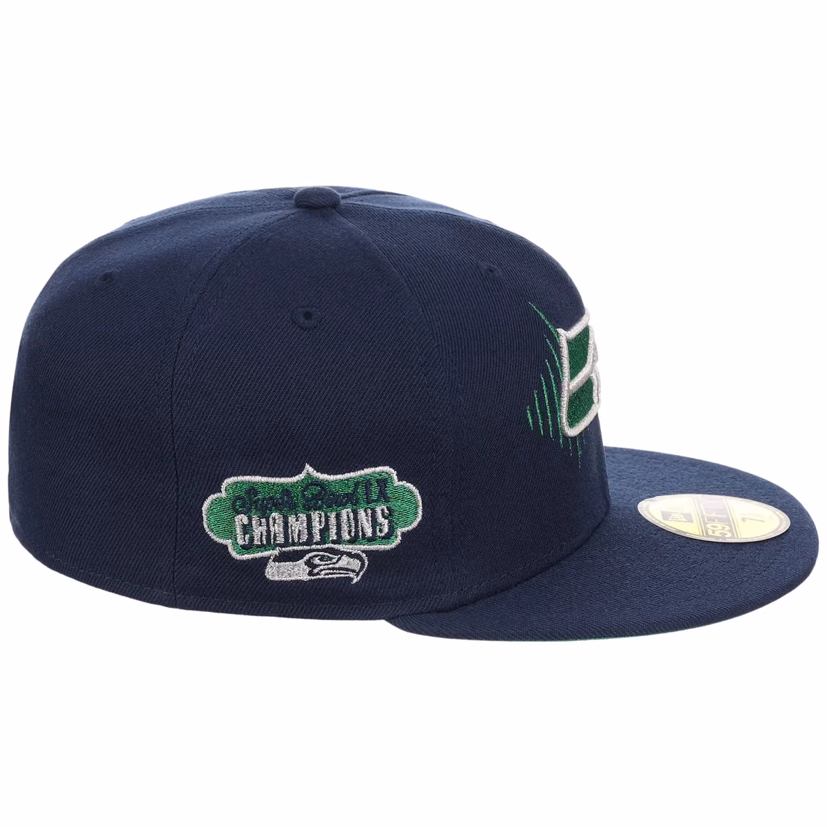 Seattle Seahawks Seattle Variety Pack New Era 59FIFTY (Navy/Navy) detail view