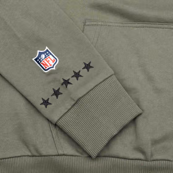 NFL Shield Camo Wordmark New Era NFL Hoodie view 4