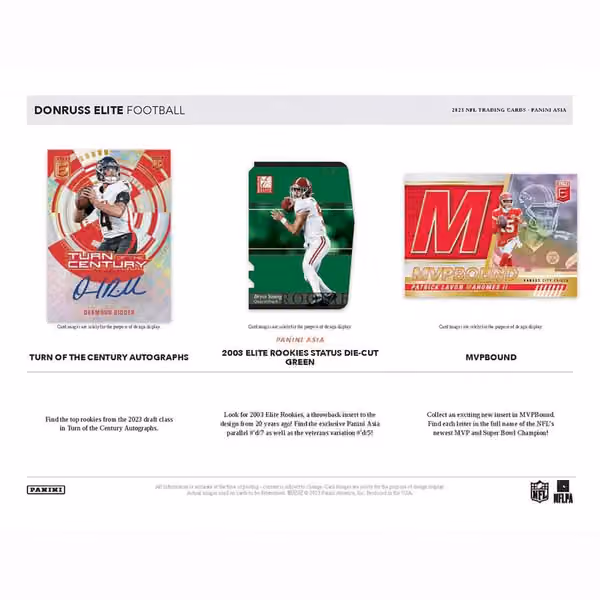 2023 Panini Donruss Elite Football NFL Tmall Asia Box view 3