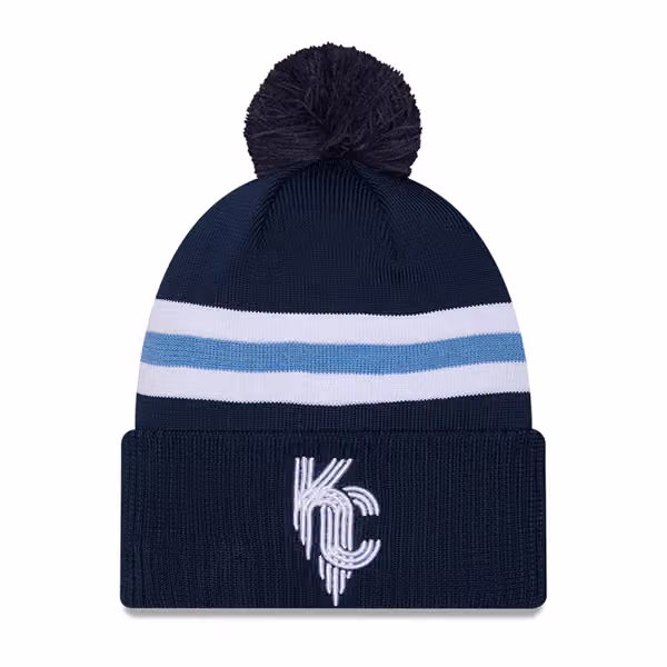 Kansas City Royals Authentic City Connect New Era MLB Knit Hat product photo