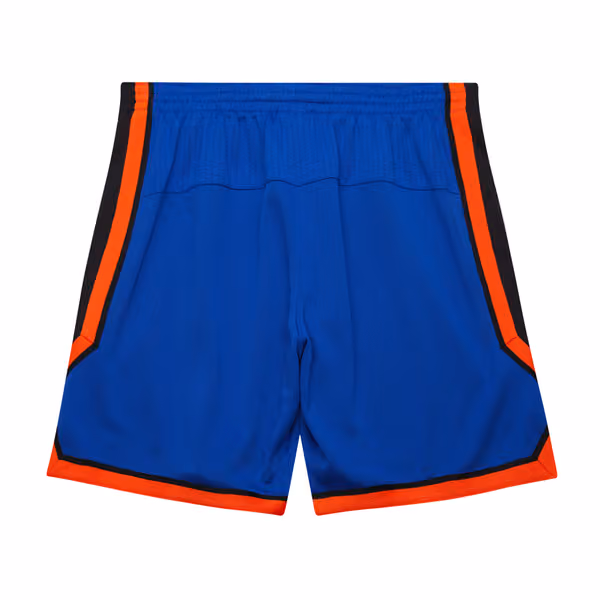 New York Knicks 2010-11 NBA Authentic Shorts Blue view 2