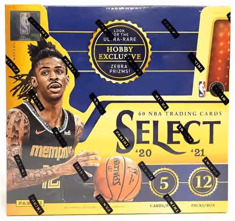2020/21 Panini Select Basketball Hobby Box NBA view 1