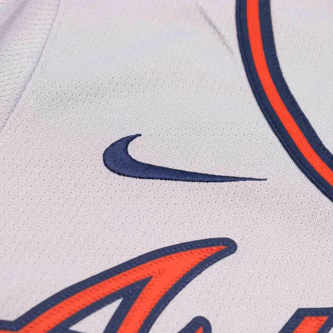 Atlanta Braves Nike Limited MLB Baseball Jersey Road Gray view 4