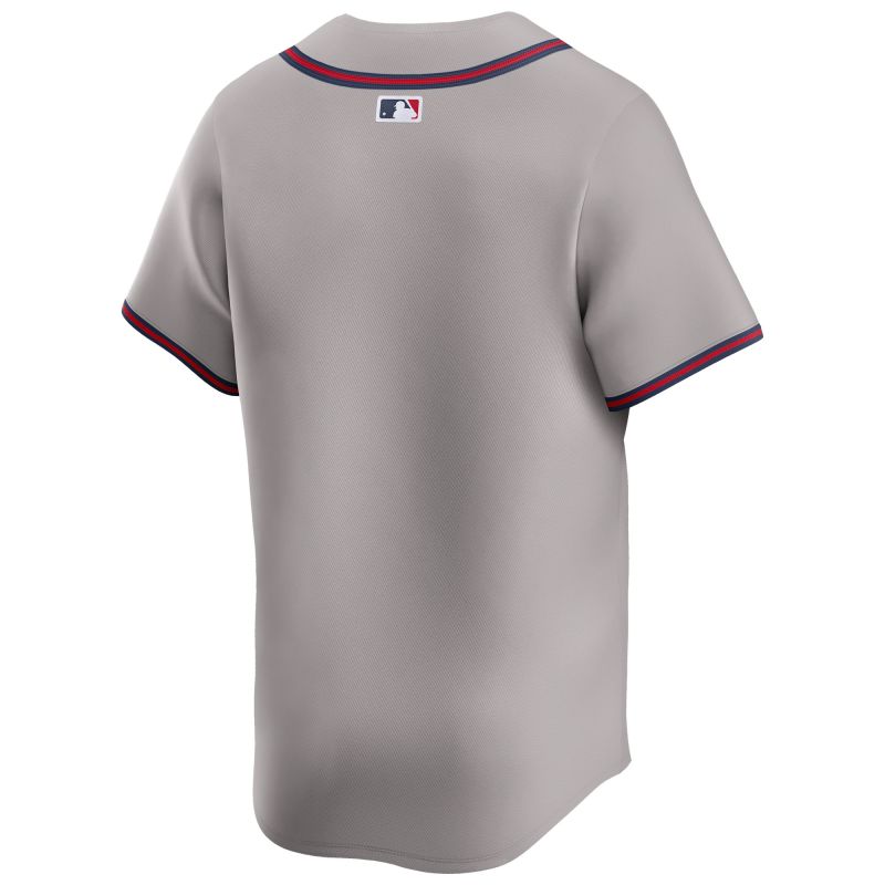 Atlanta Braves Nike Limited MLB Baseball Jersey Road Gray view 2