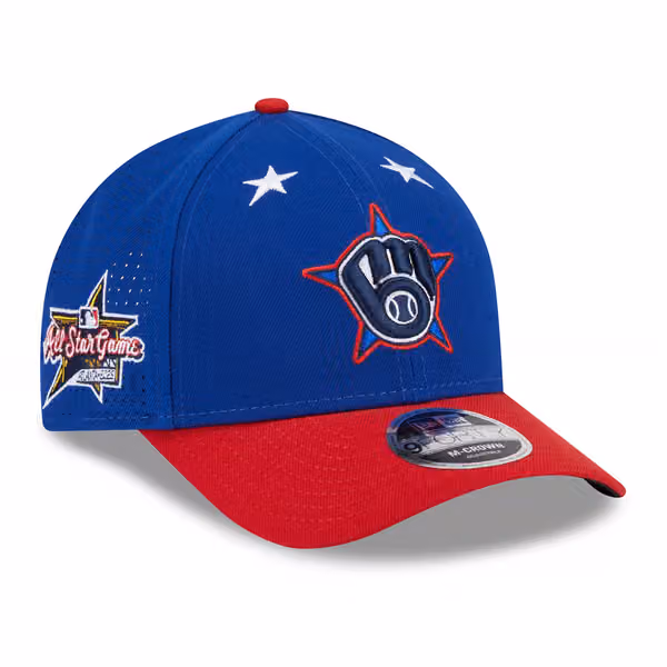Milwaukee Brewers Authentic 2025 MLB All-Star Game New Era 9FORTY M-Crown Snapback Cap product photo