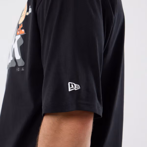 New York Mets Icon Graphic MLB T-Shirt Black view 4