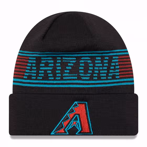 Arizona Diamondbacks Authentic 2024 MLB Clubhouse New Era Beanie Knit product photo