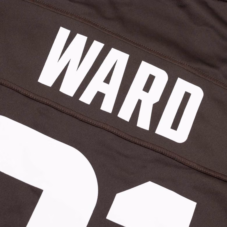 Denzel Ward #21 Cleveland Browns Nike Game NFL Jersey Brown view 4