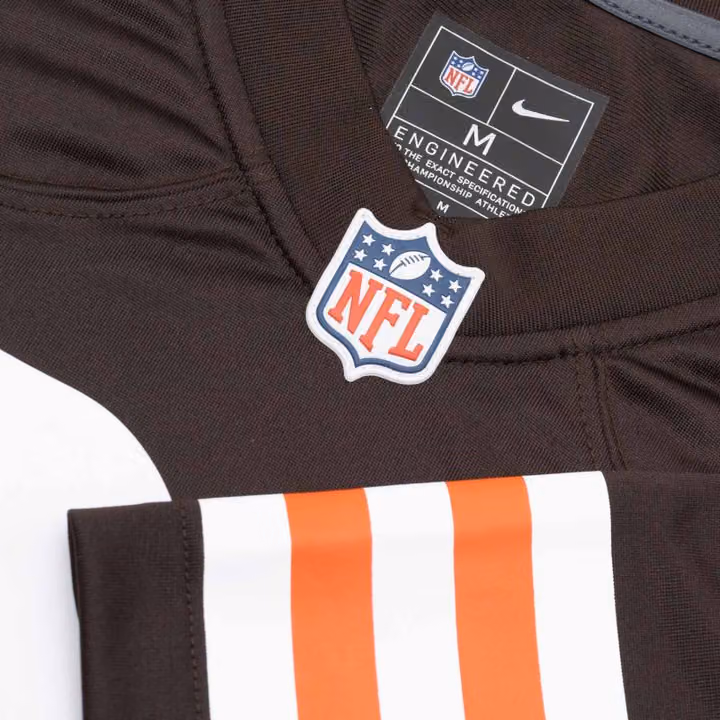 Denzel Ward #21 Cleveland Browns Nike Game NFL Jersey Brown view 5