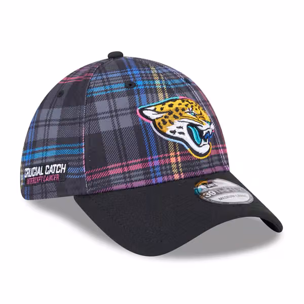 Jacksonville Jaguars 2024 NFL Crucial Catch New Era 39THIRTY Flex Cap product photo