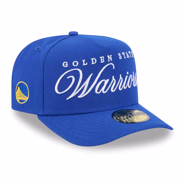 Golden State Warriors 2025 NBA Draft New Era 59FIFTY A-Frame Fitted Cap Blue product photo