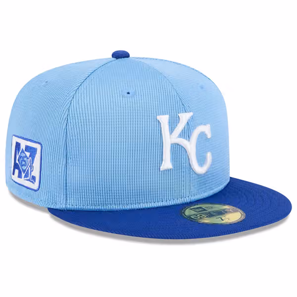 Kansas City Royals 2025 MLB Spring Training 59FIFTY Fitted Cap Blue product photo