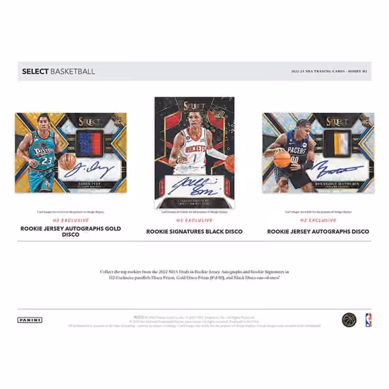 2022/23 Panini Select Basketball NBA H2 Box view 3