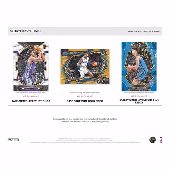 2022/23 Panini Select Basketball NBA H2 Box view 2