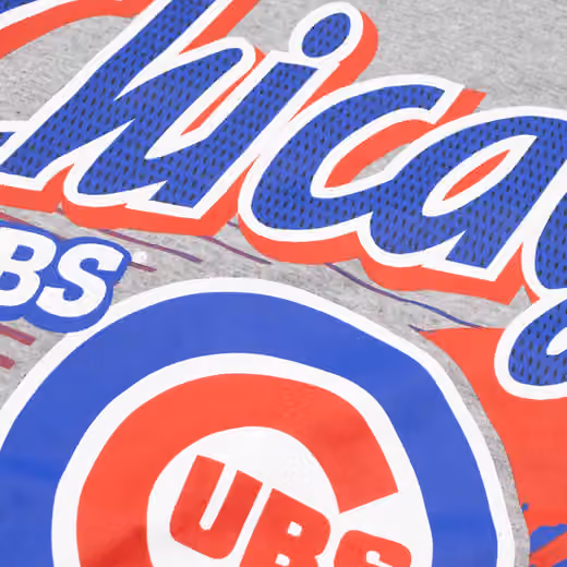 Chicago Cubs Sport Classics Oversized MLB T-Shirt Gray view 3