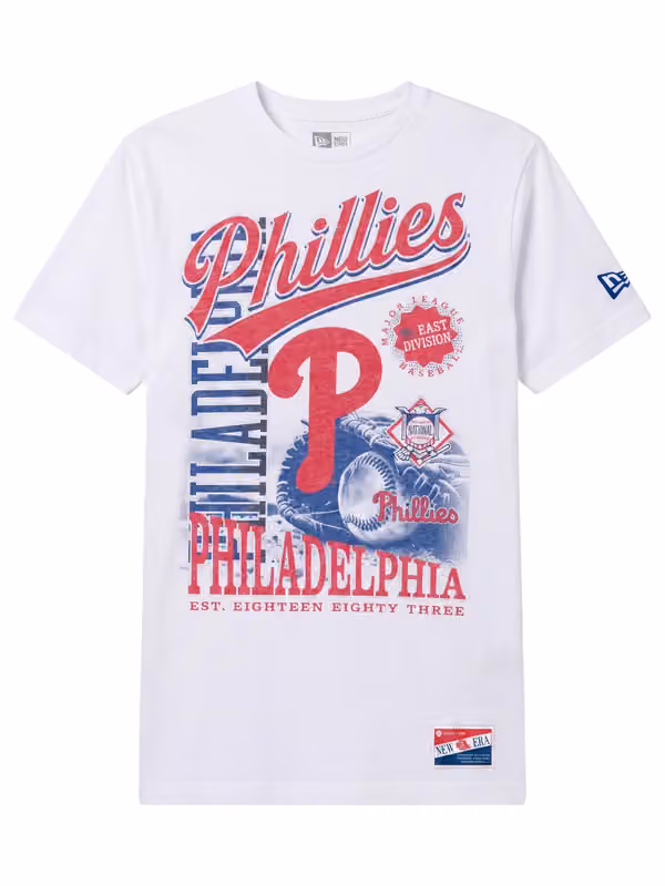 Philadelphia Phillies Division Oversized MLB T-Shirt White view 1
