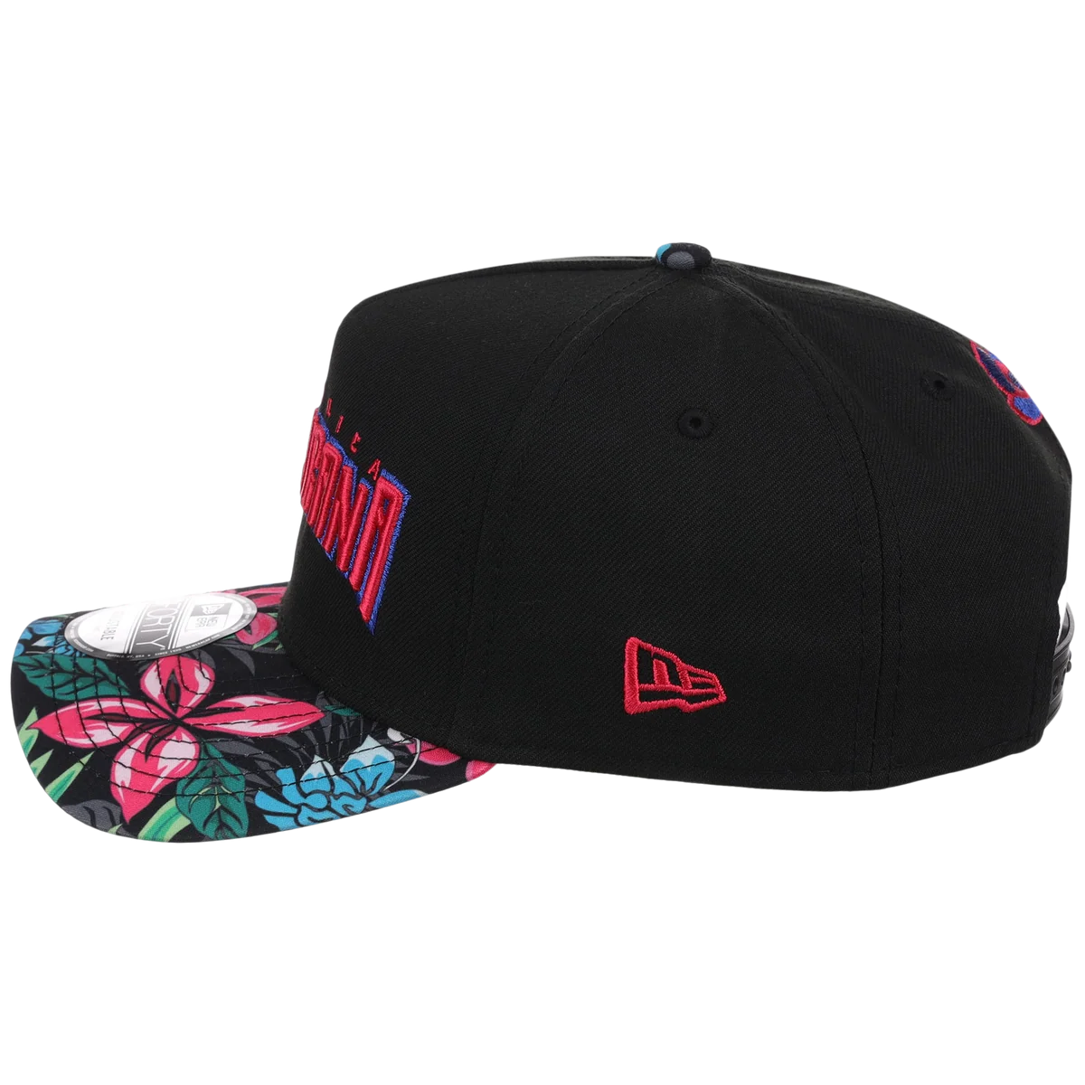 Dominican Republic Crown the Country: Dominican Republic New Era (Black/Floral) detail view