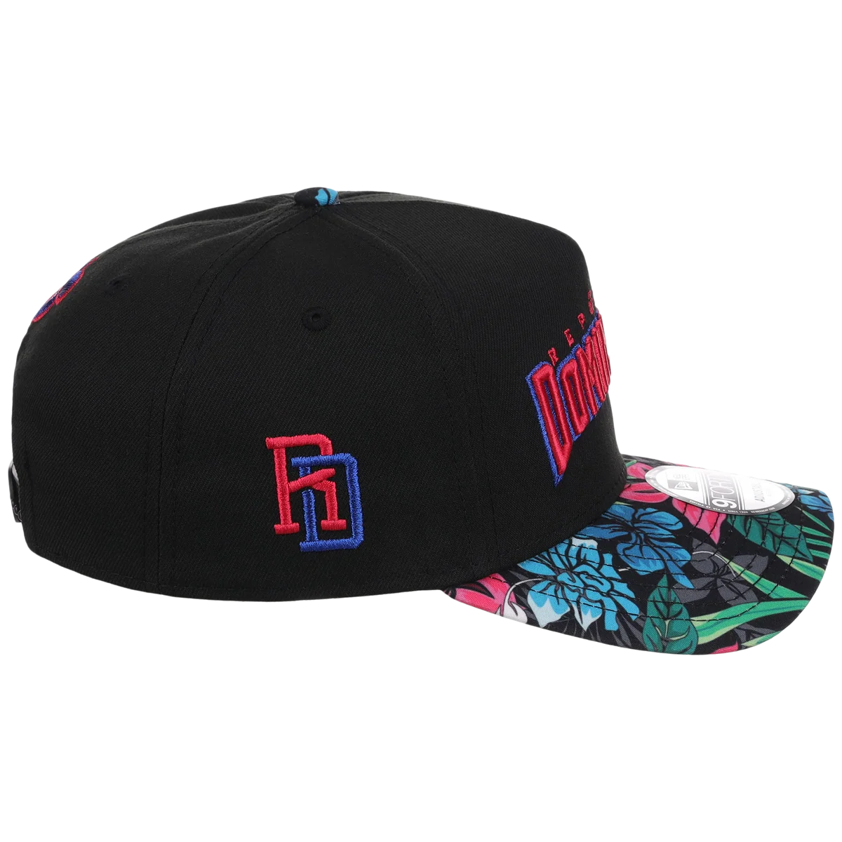 Dominican Republic Crown the Country: Dominican Republic New Era (Black/Floral) detail view