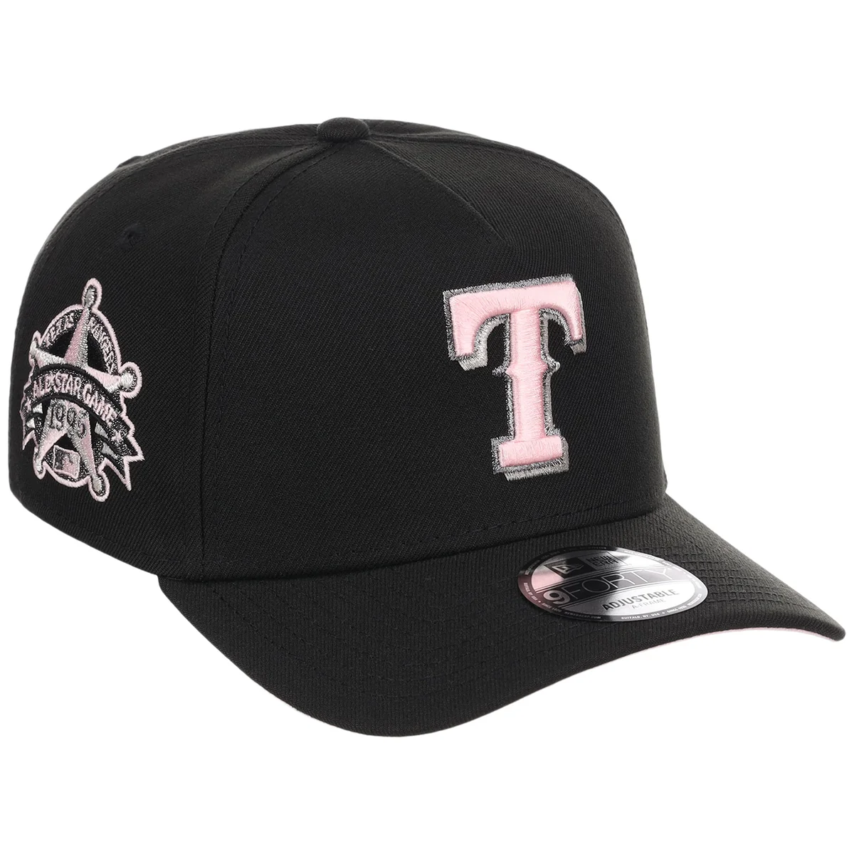 Texas Rangers MLB Cookies & Cream New Era 9FORTY front view