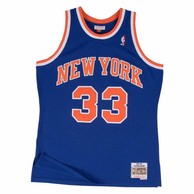 Patrick Ewing #33 New York Knicks 1991-92 Swingman NBA Jersey view 1