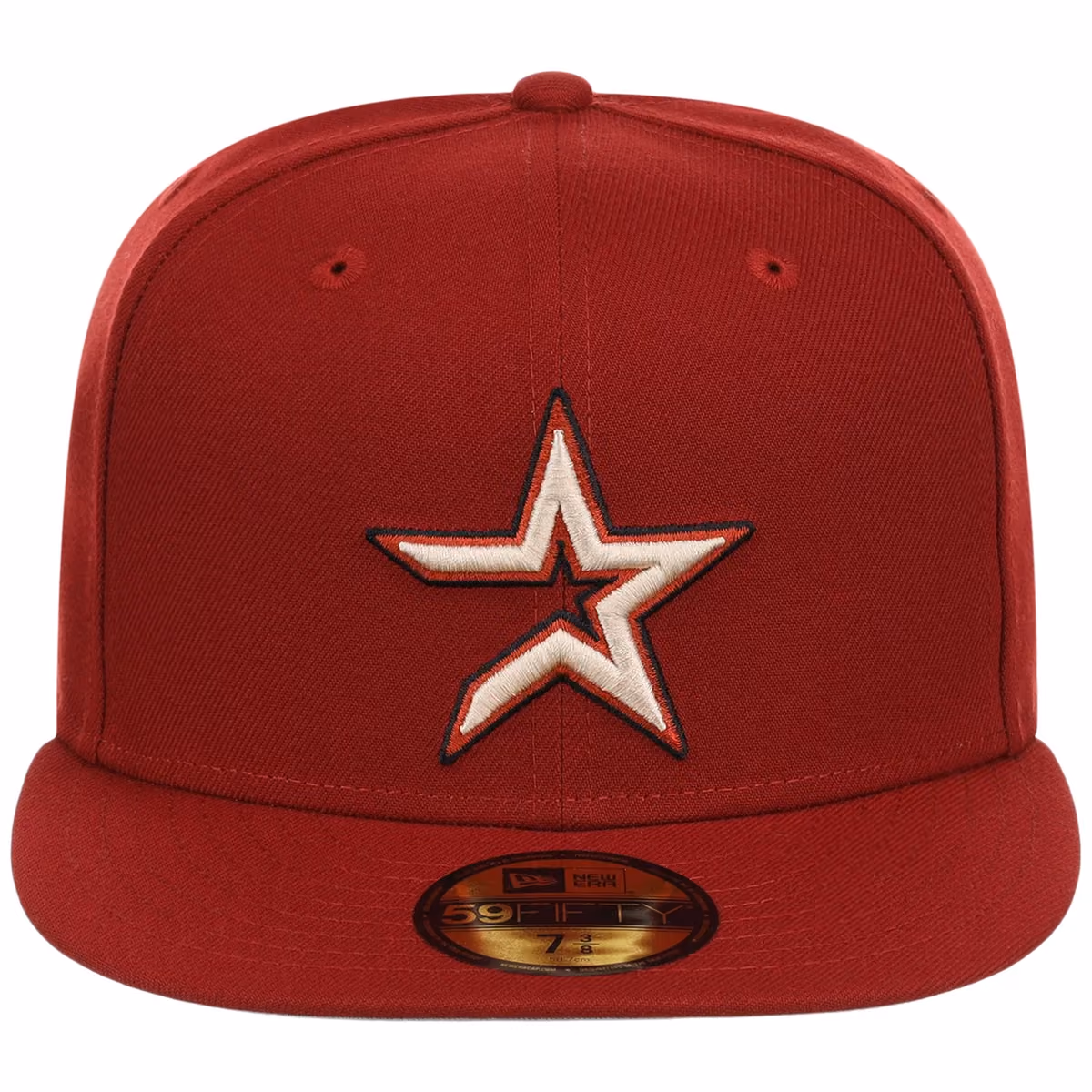 Houston Astros MLB Cooperstown Authentic Collection New Era 59FIFTY (Red/Red) detail view