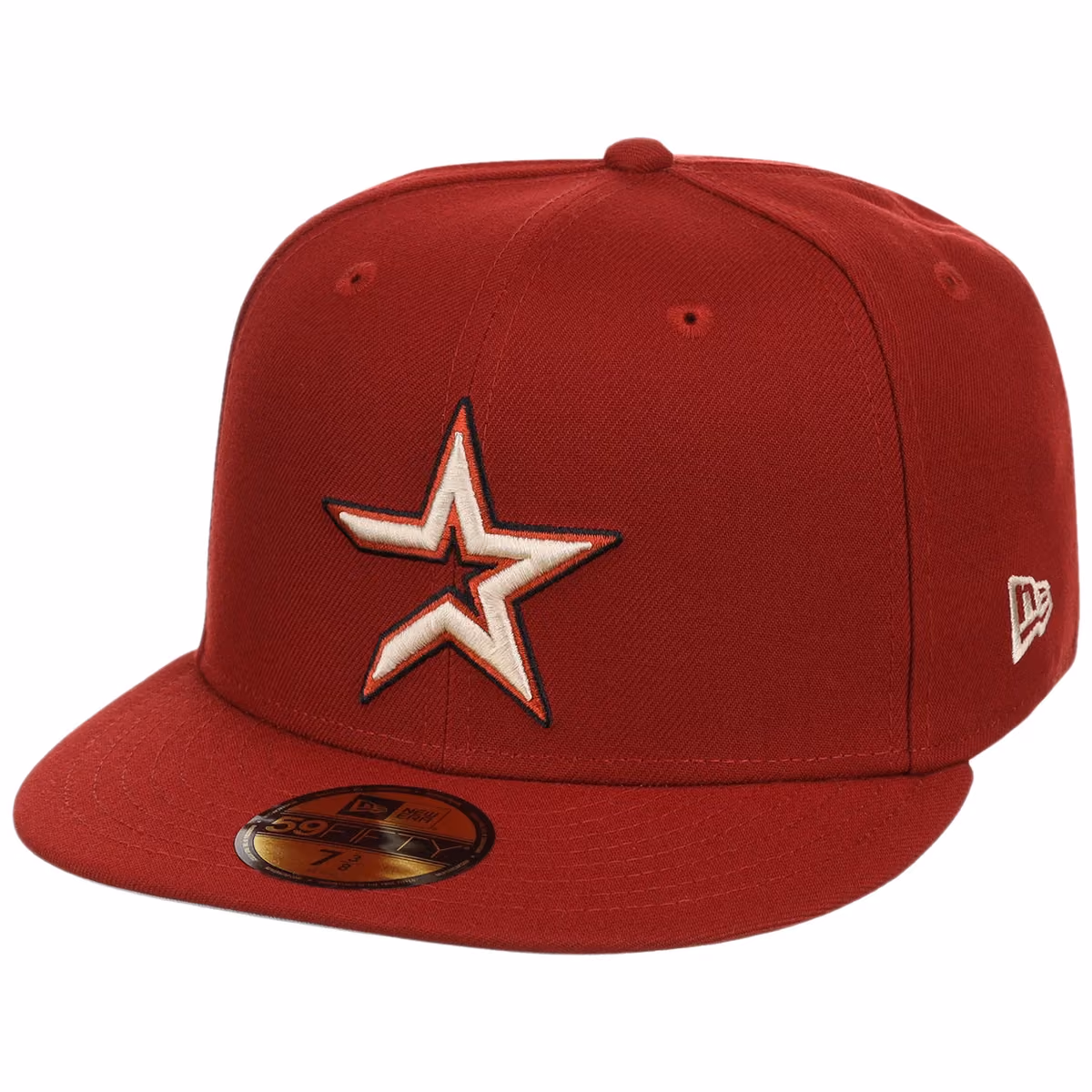 Houston Astros MLB Cooperstown Authentic Collection New Era 59FIFTY (Red/Red) detail view