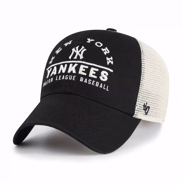New York Yankees Windham '47 Clean Up Trucker NHL Cap Black product photo
