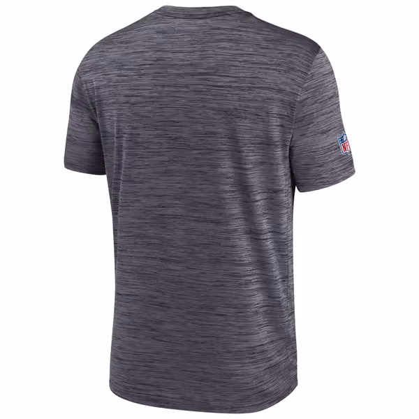 Carolina Panthers 2022 NFL Sideline Nike Velocity Performance T-Shirt view 2
