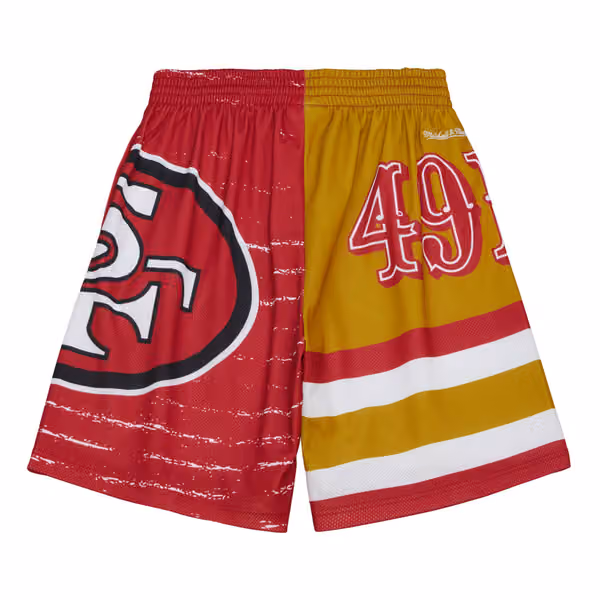 San Francisco 49ers Mitchell & Ness Jumbotron 3.0 NFL Shorts view 2