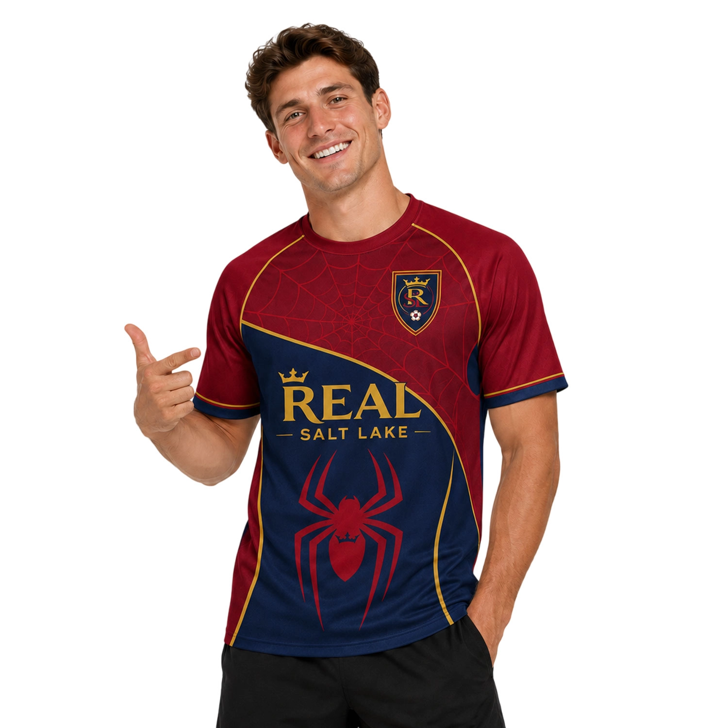Real Salt Lake Fan Jersey – Vibrant Spiderman Style