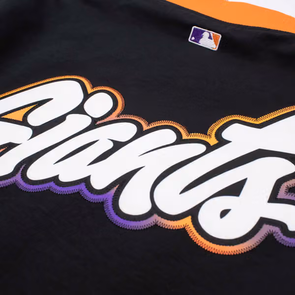 San Francisco Giants City Connect 2026 MLB Authentic Dugout Bomber Jacket Black view 8