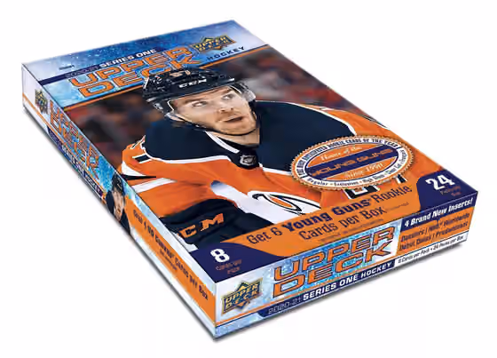 2020/21 Upper Deck Series 1 Hockey Hobby Box NHL view 1