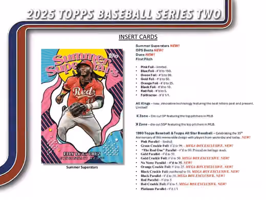 2025 Topps Series 2 Baseball MLB Mega Box view 3