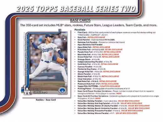 2025 Topps Series 2 Baseball MLB Mega Box view 2