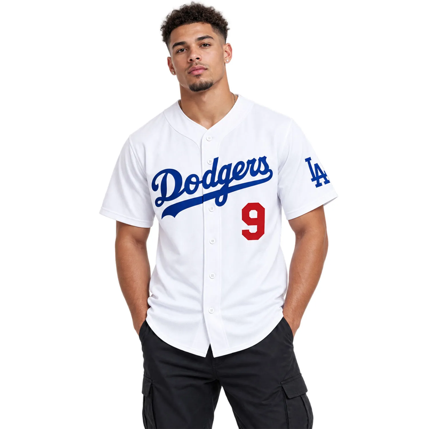 Alek Thomas Dodgers Baseball Jersey White Energetic Fan Apparel