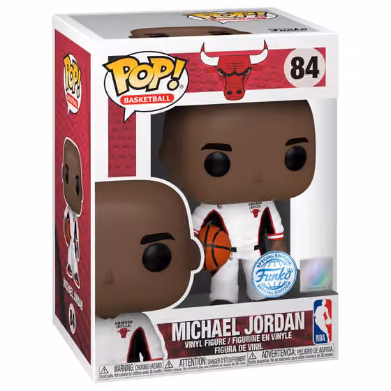Funko POP! #84 Michael Jordan Chicago Bulls Warmup Vinyl NBA Figure view 1
